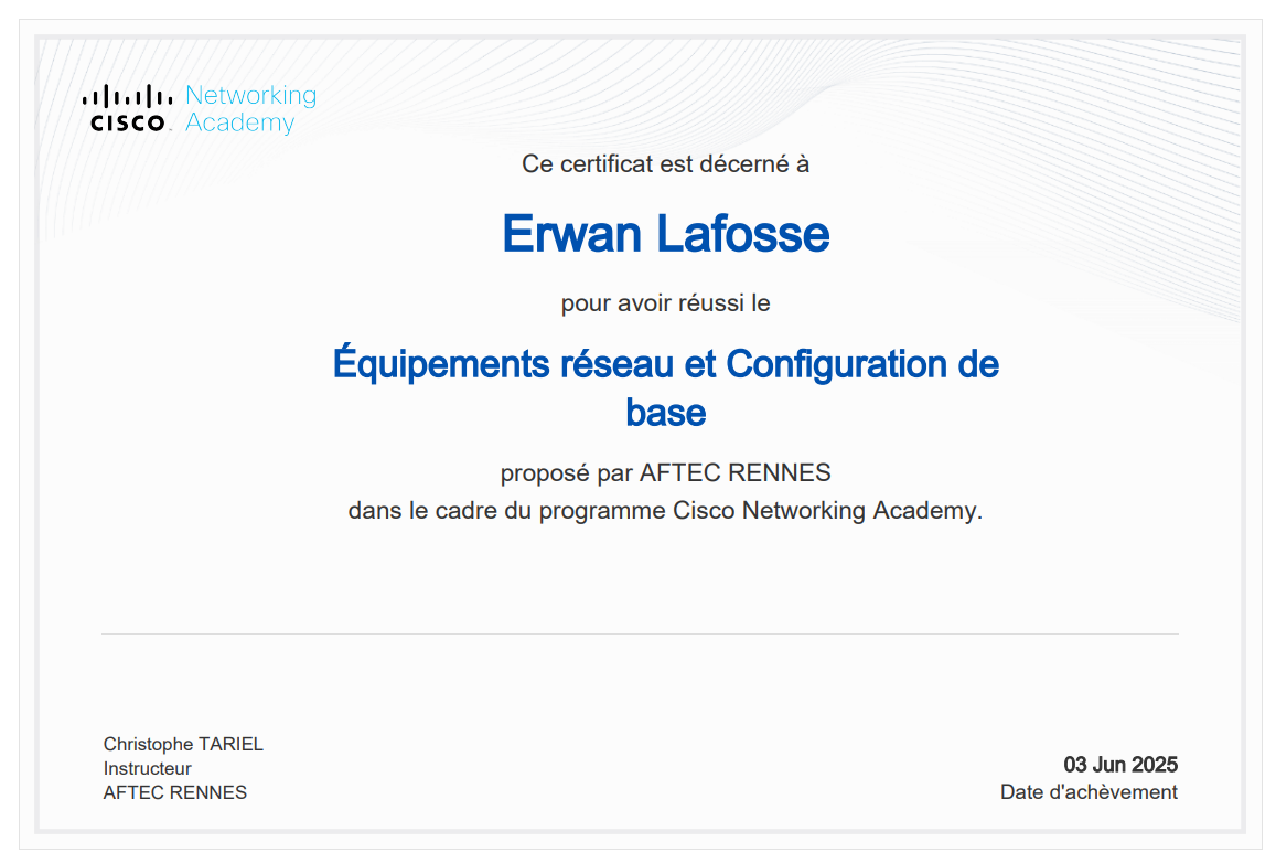 CISCO Configuration